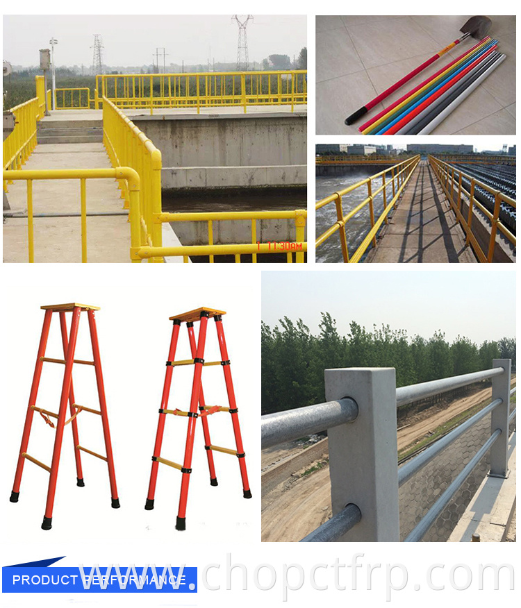 fiberglass pultruded pipe FRP grp profiles FRP pultrusion tube